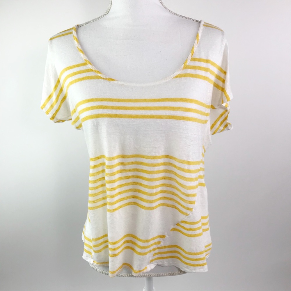 Lucky Brand T-Shirt Loose Fit Burnout Small